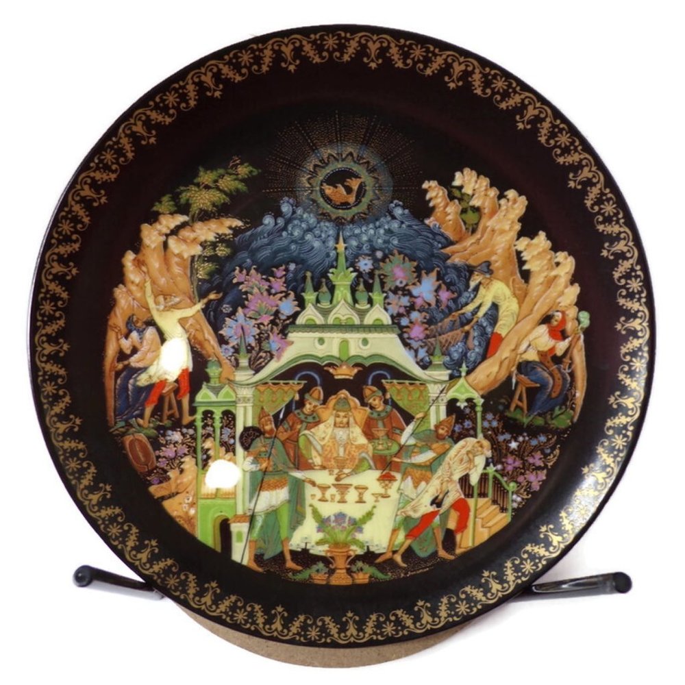 Tianex Bradford Exchange Russian Fairy Tale Plates 2552-5